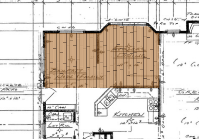 Flooring layout tool preview
